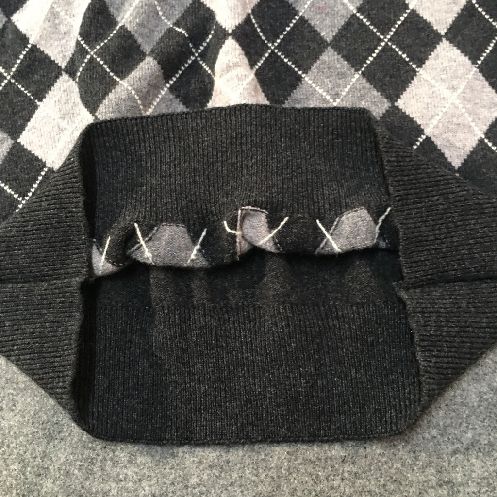 Midi Wool Argyle Skirt (8)