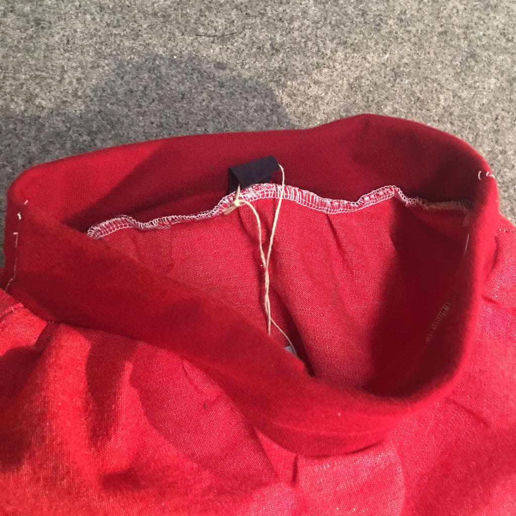 Midi Denim Red Skirt (2-3)