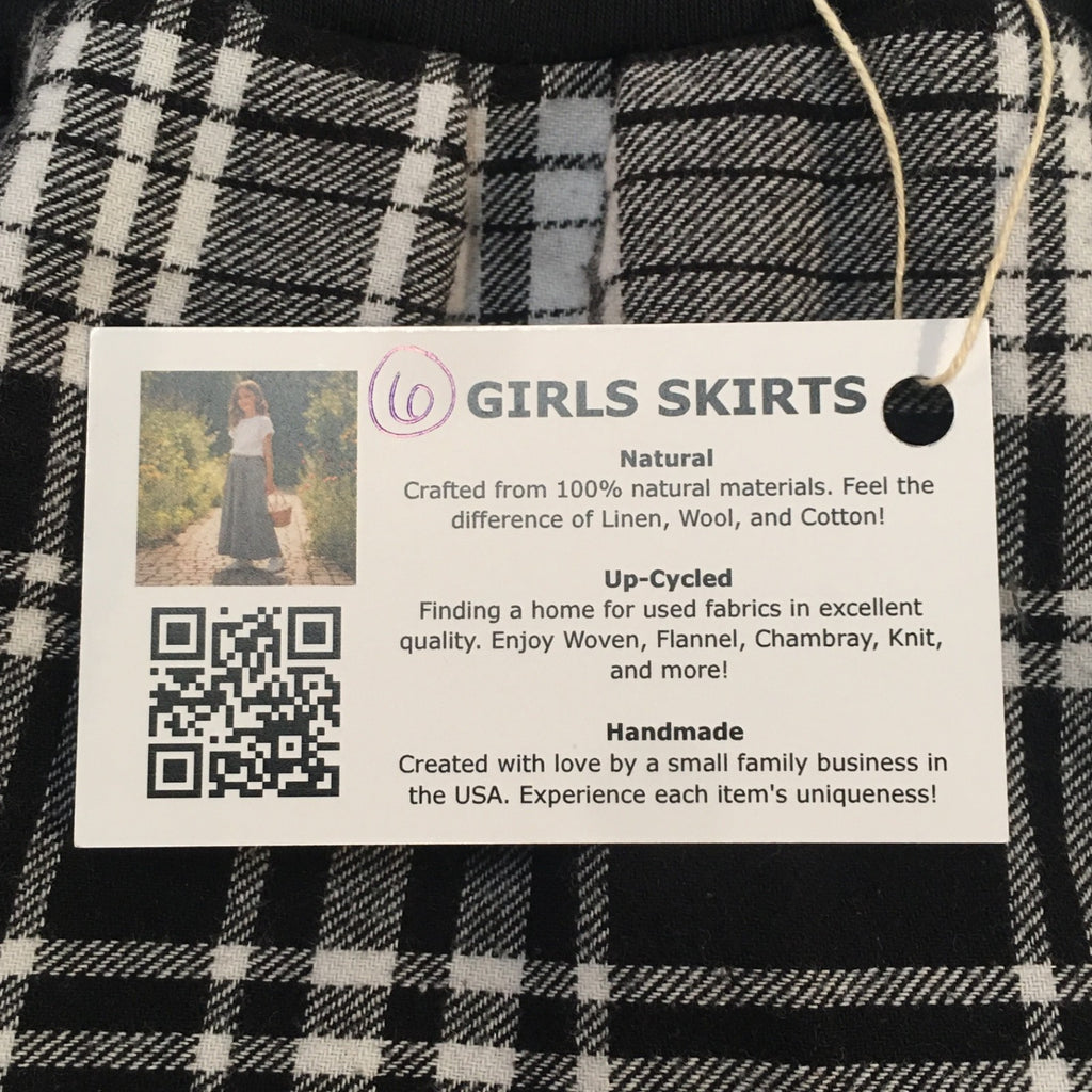 Maxi Flannel Plaid Skirt (6)