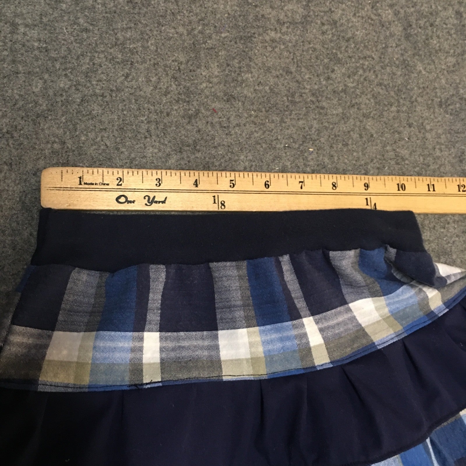 Midi Cotton Patchwork Skirt (5)