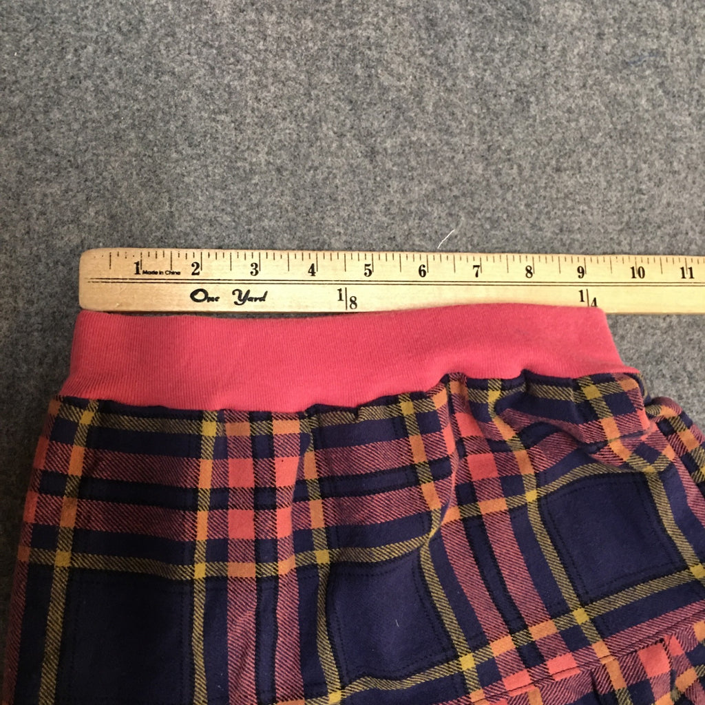 Midi Flannel Plaid Skirt (4)