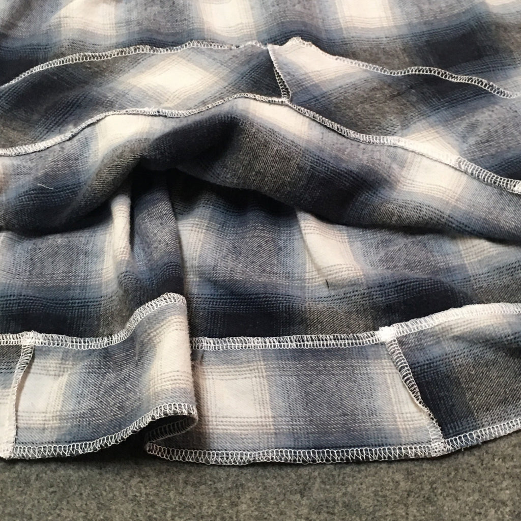 Maxi Flannel Plaid Skirt (7)