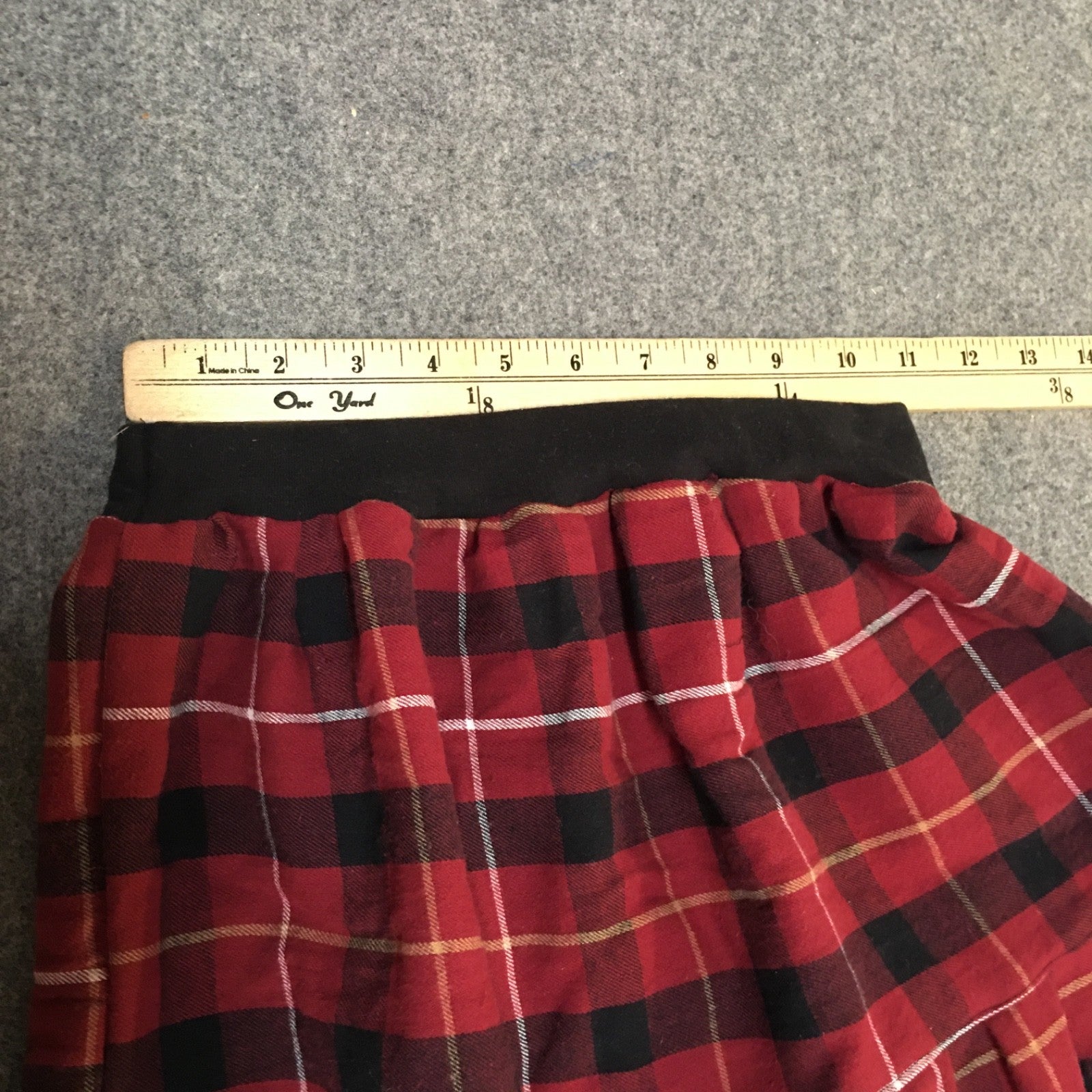 Maxi Flannel Plaid Skirt (10)