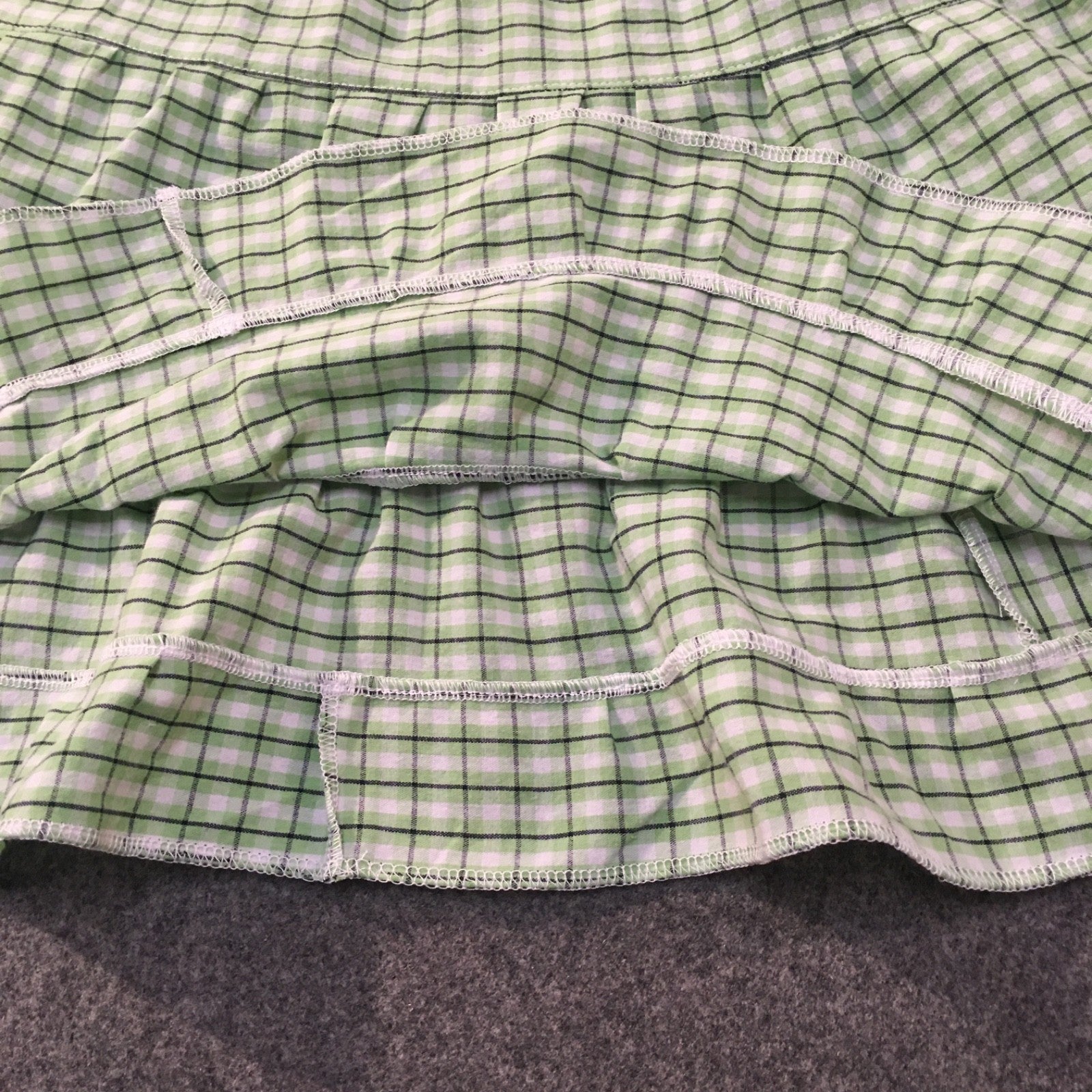 Maxi Cotton Plaid Skirt (2-3)
