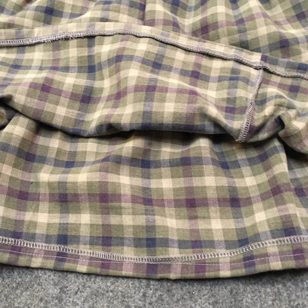 Midi Cotton Checkered Skirt (5)