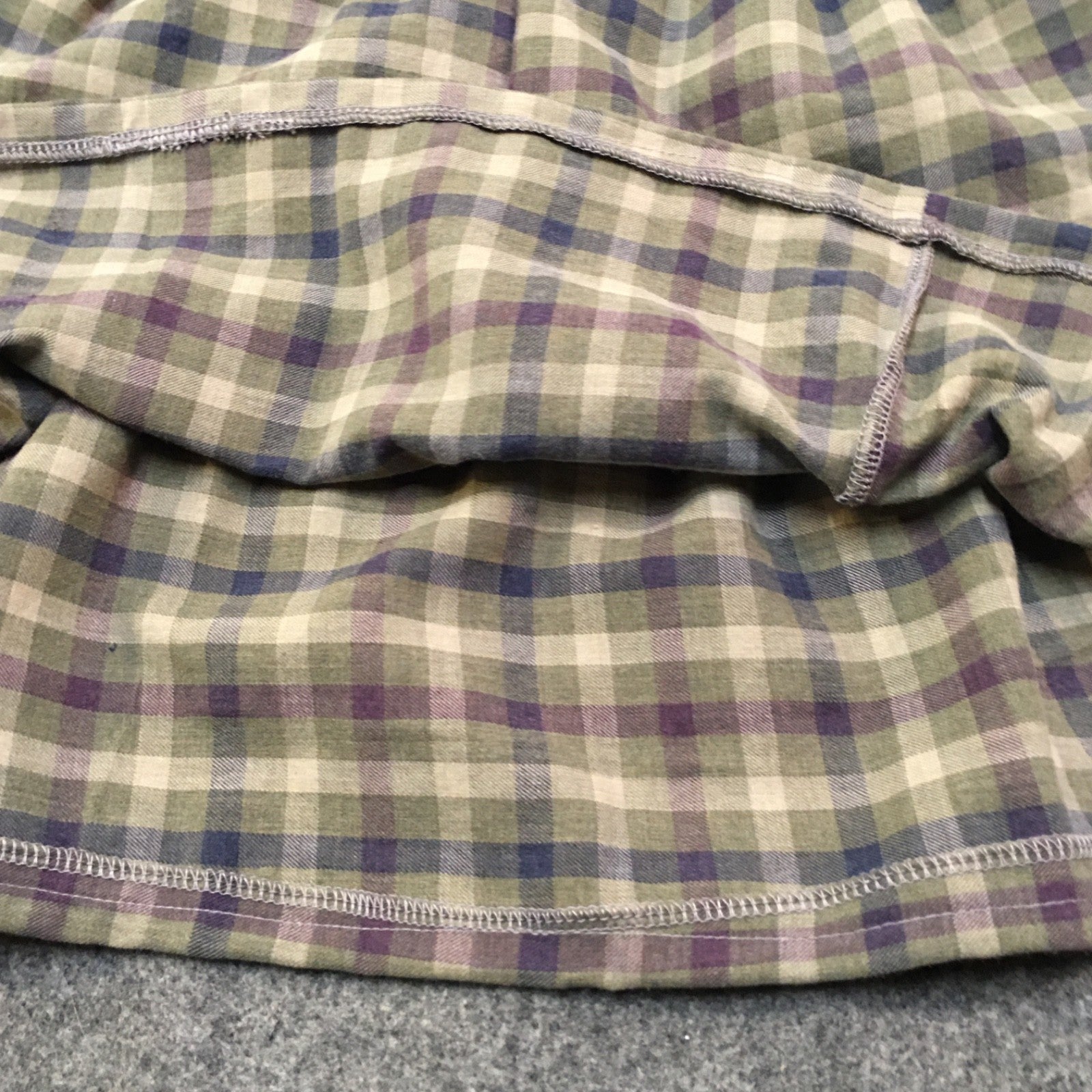 Midi Cotton Checkered Skirt (5)