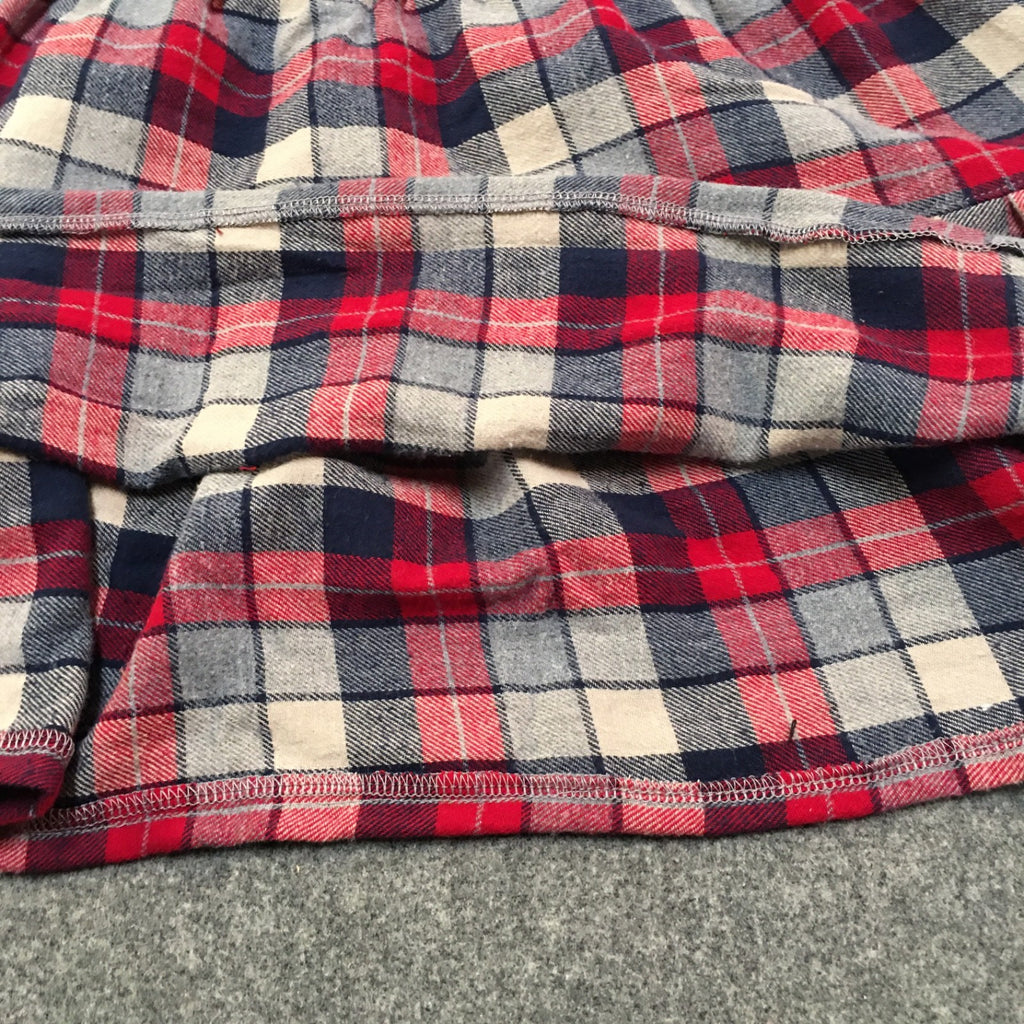 Maxi Flannel Plaid Skirt (5)