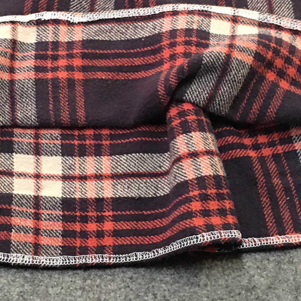 Midi Flannel Plaid Skirt (6)