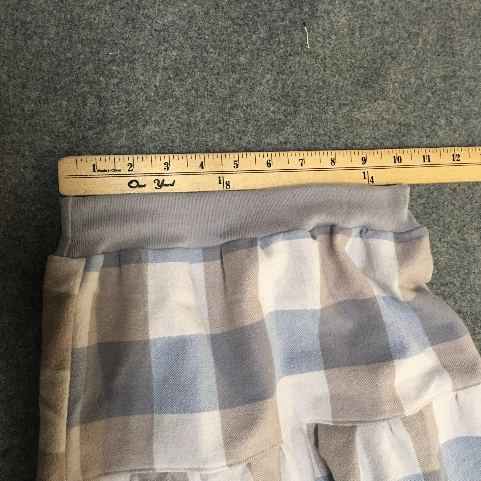 Maxi Flannel Checkered Skirt (5)