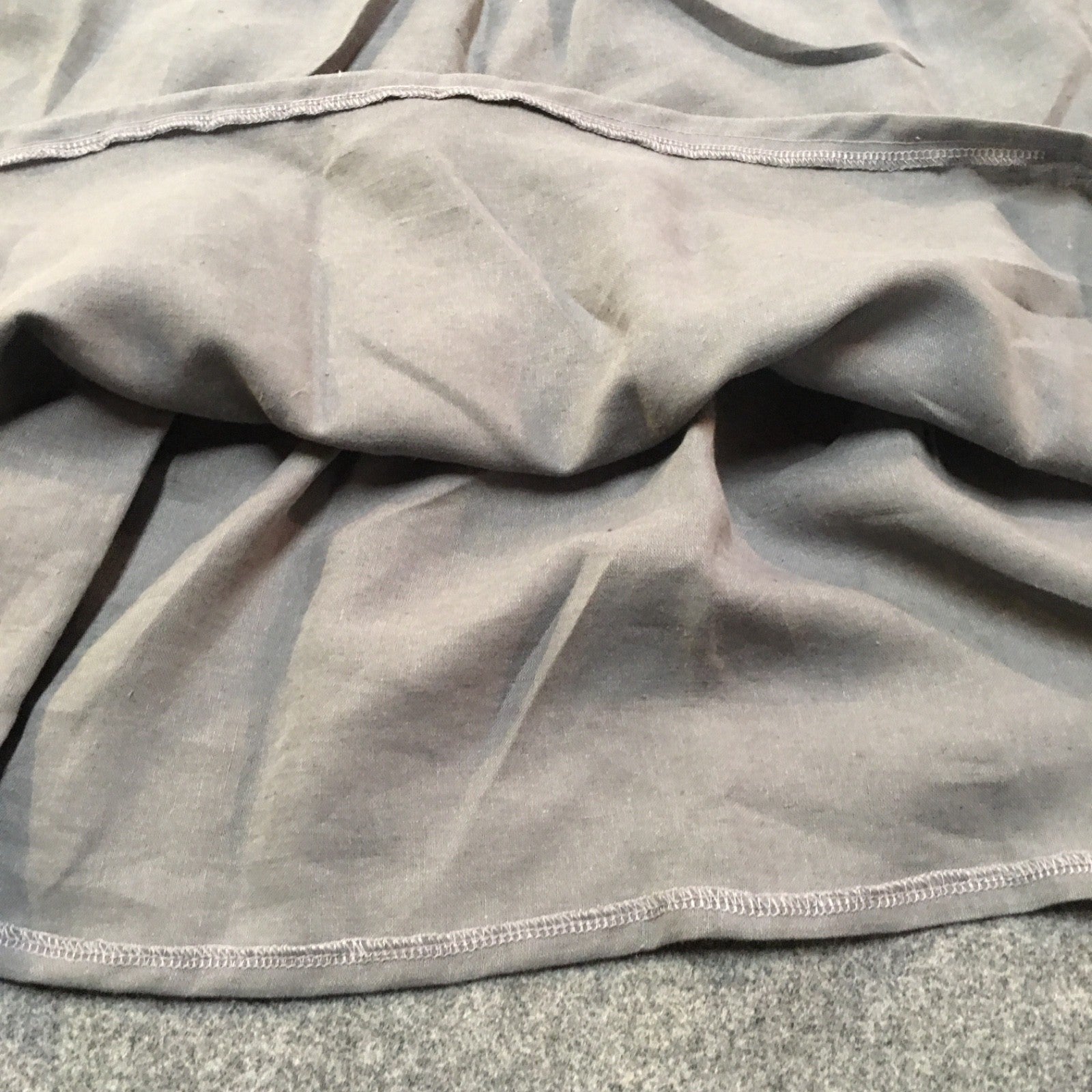 Maxi Linen Gray Skirt (14-16)