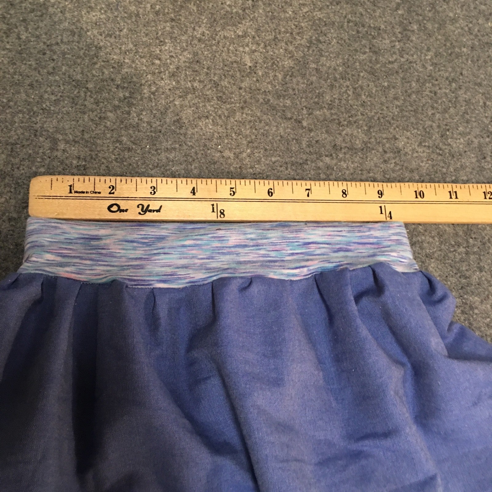 Maxi Cotton Chambray Skirt (3-4)