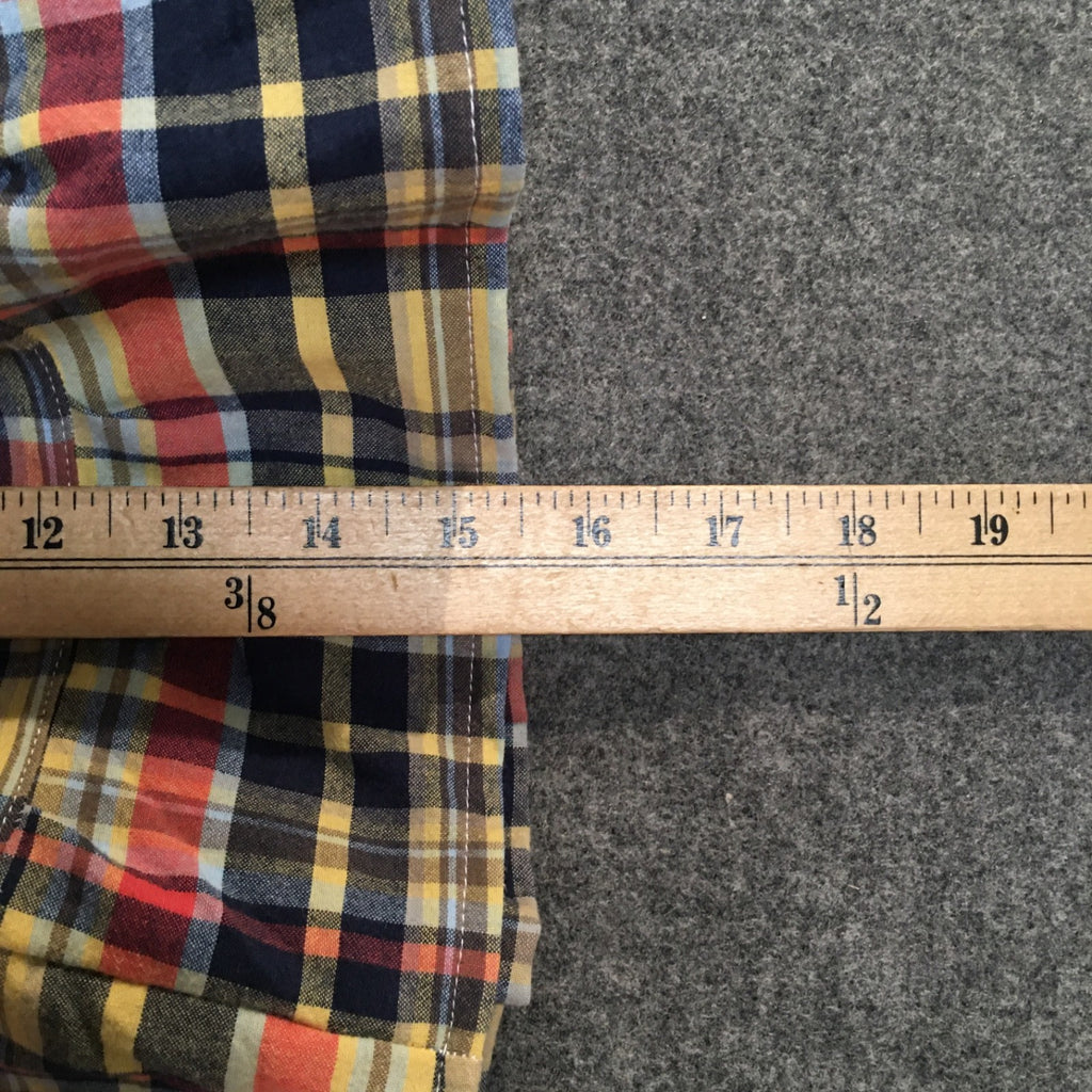 Midi Cotton Plaid Skirt (2)