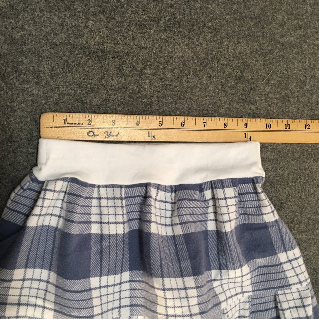 Midi Flannel Plaid Skirt (2-3)