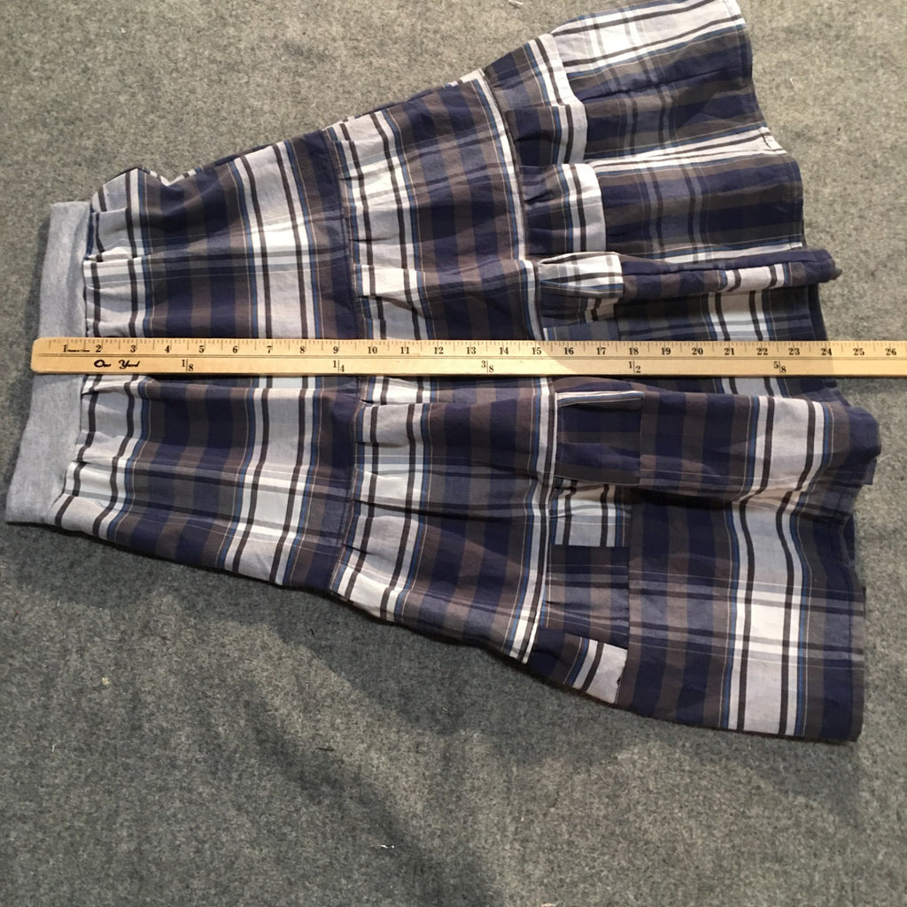 Maxi Cotton Plaid Skirt (6-7)