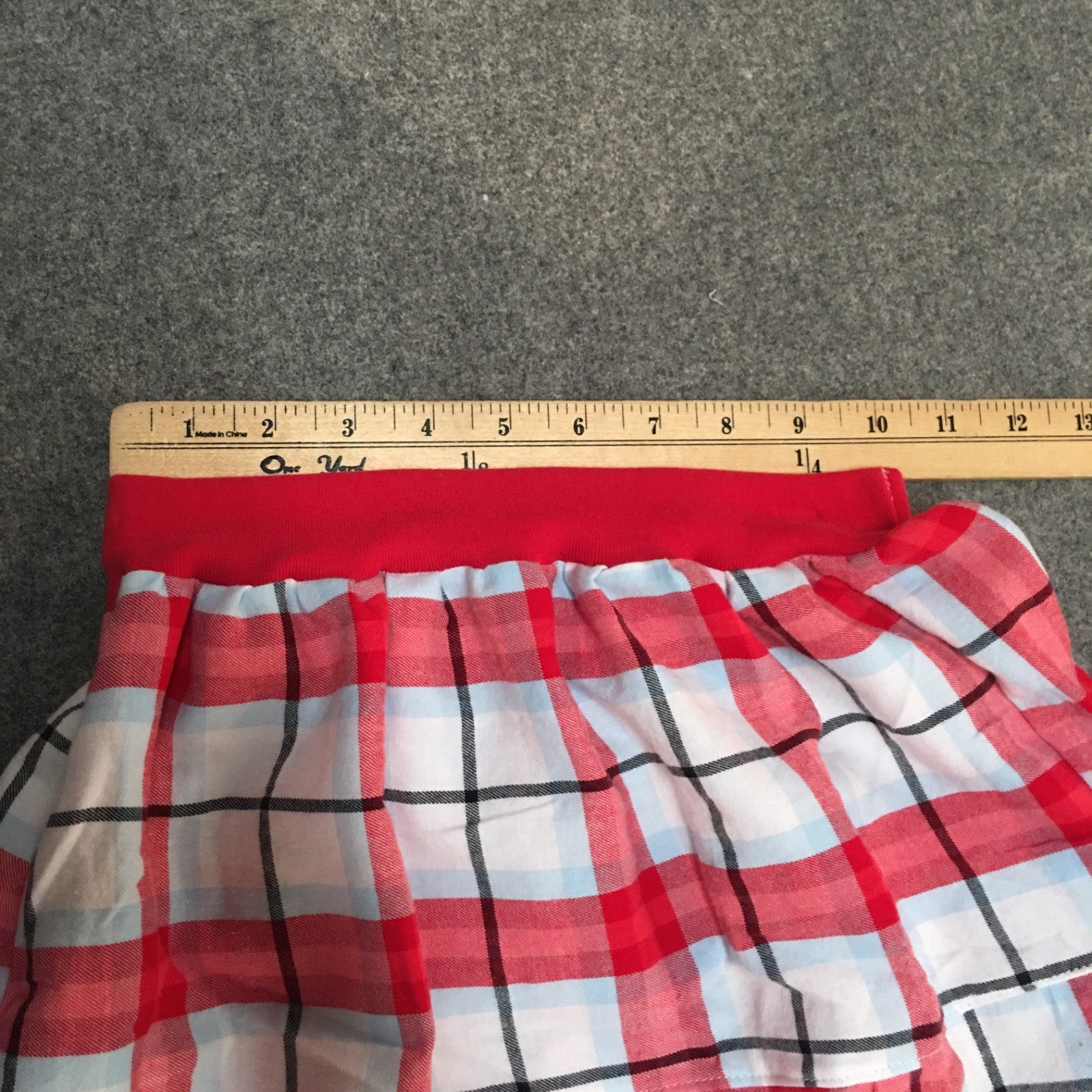 Maxi Flannel Plaid Skirt (5-6)
