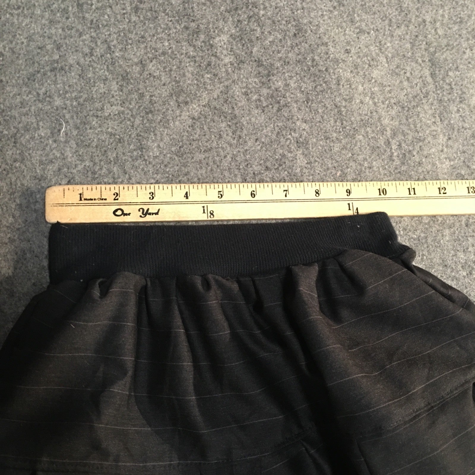 Midi Wool Striped Skirt (5)