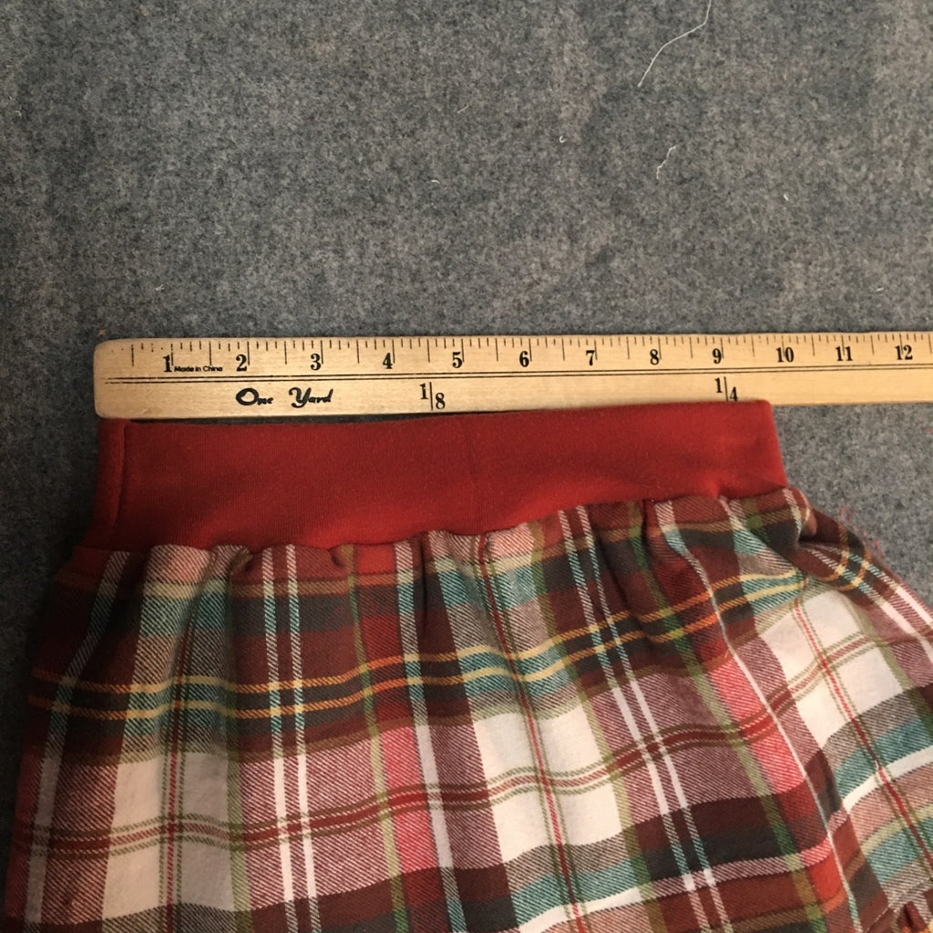 Maxi Flannel Plaid Skirt (5)