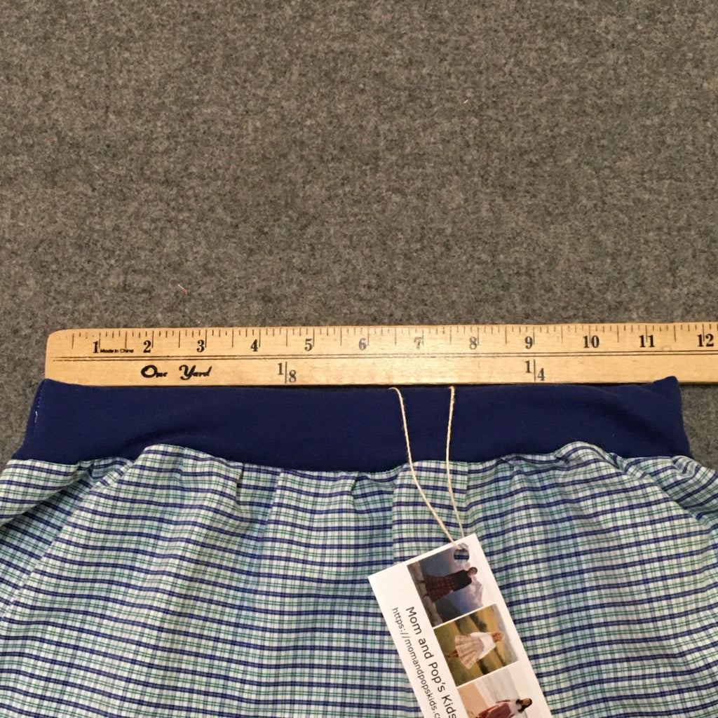 Midi Cotton Plaid Skirt (10-12)