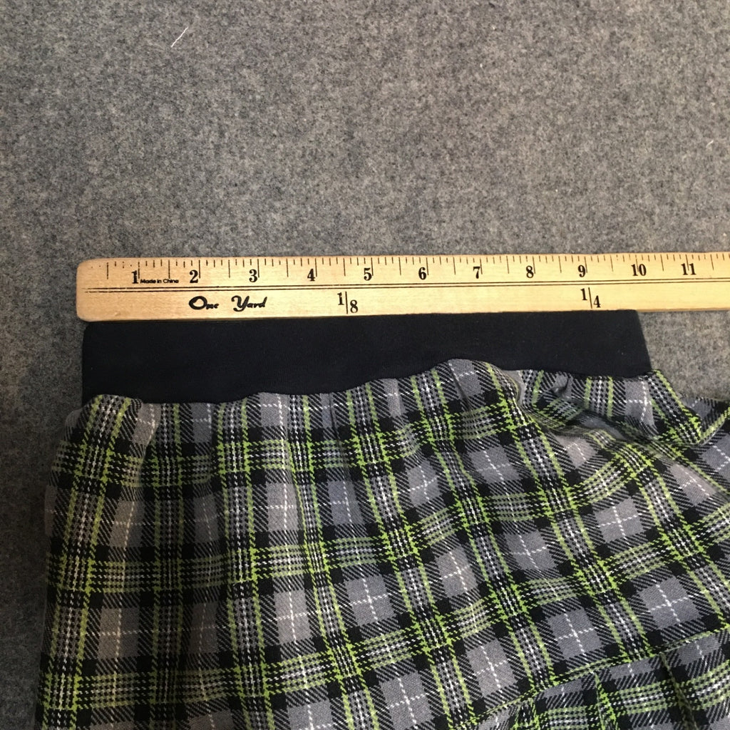 Maxi Flannel Plaid Skirt (5)