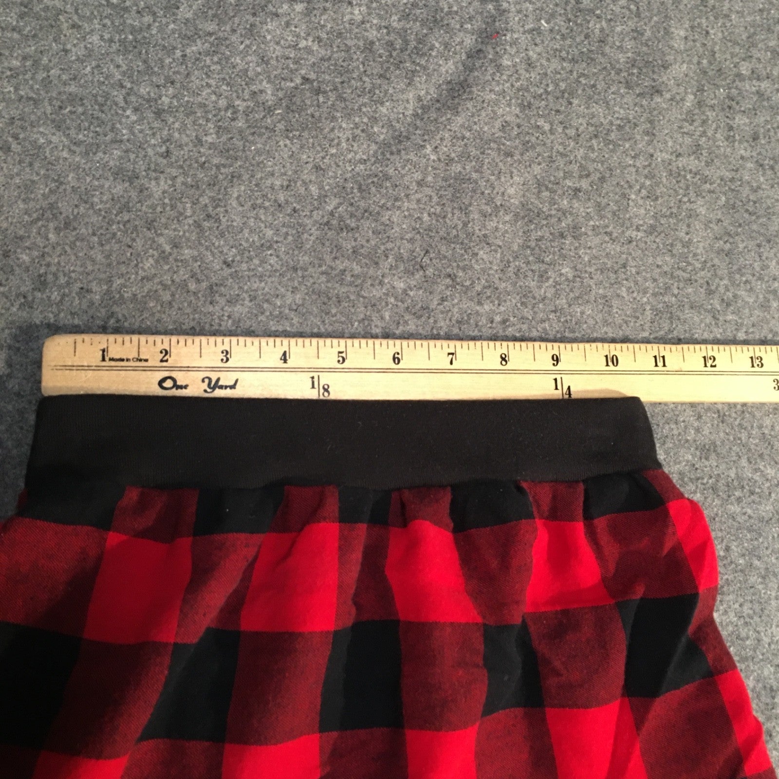 Maxi Flannel Plaid Skirt (5-6)