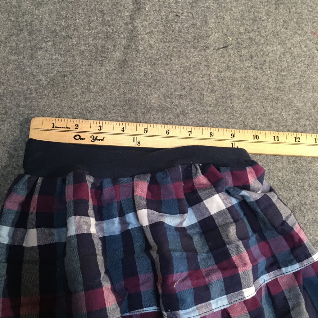 Maxi Flannel Checkered Skirt (4-5)