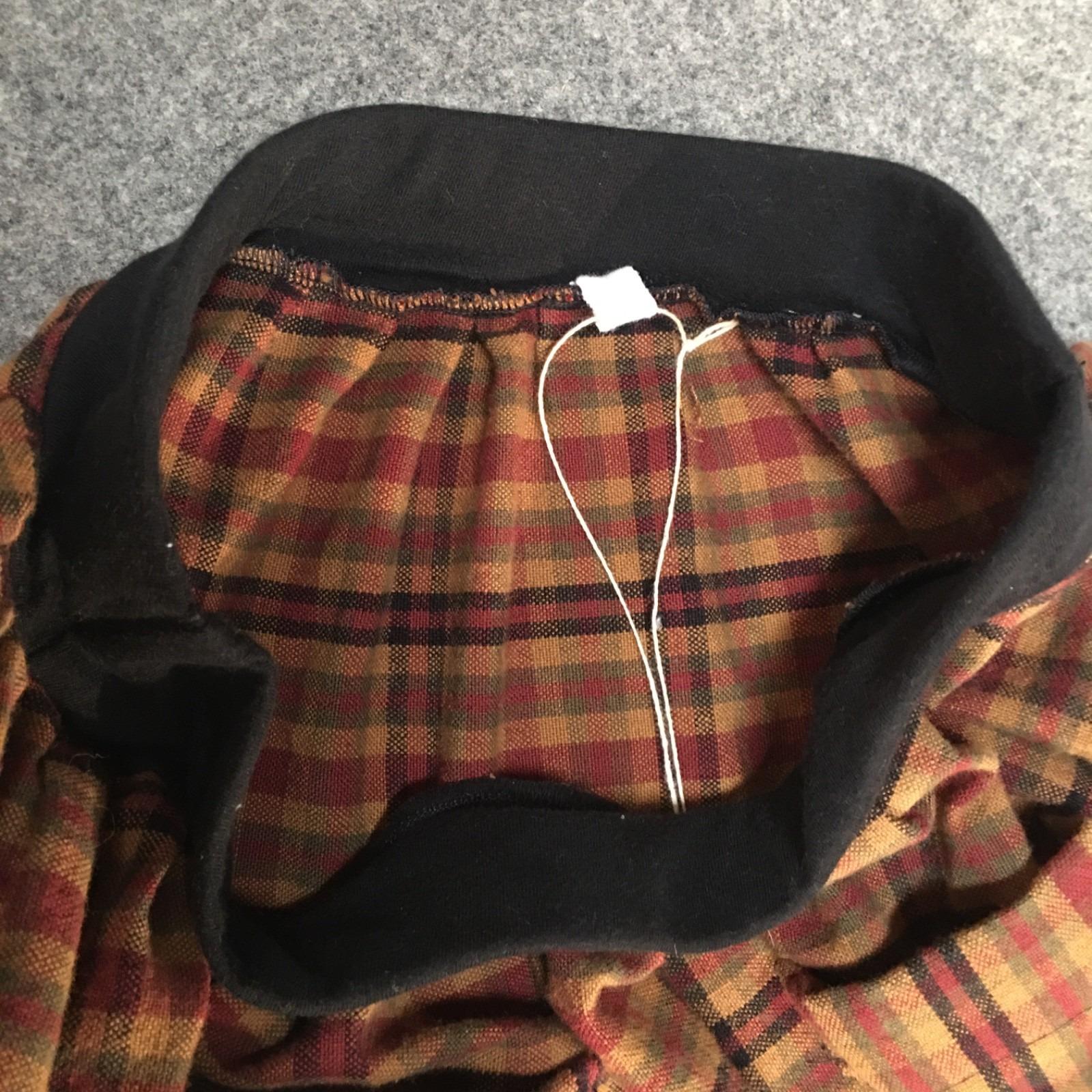 Maxi Canvas Plaid Skirt (6-7)