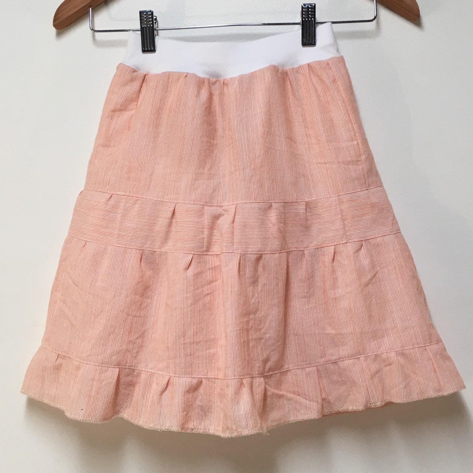 Midi Cotton Striped Skirt (2-3)