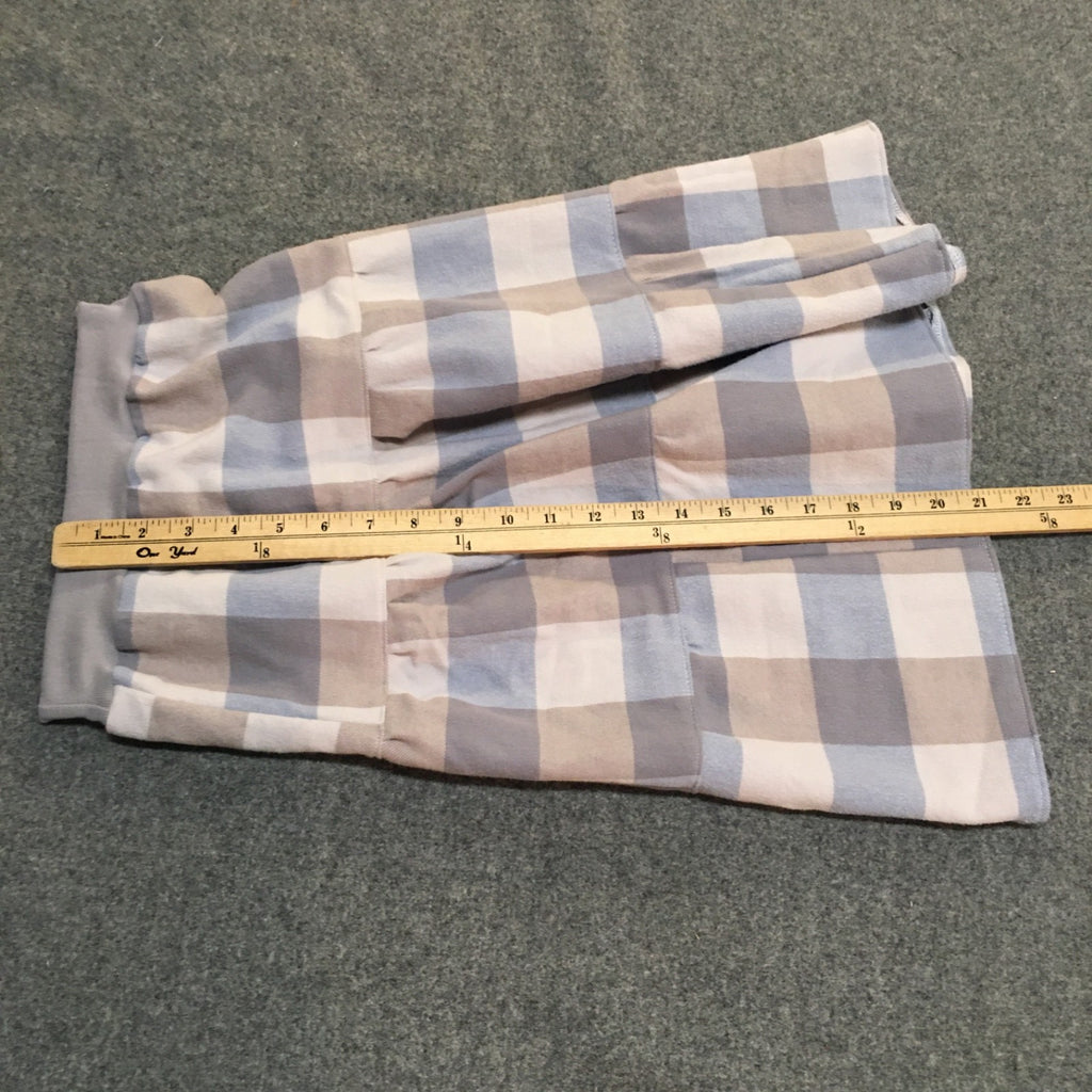 Maxi Flannel Checkered Skirt (5)