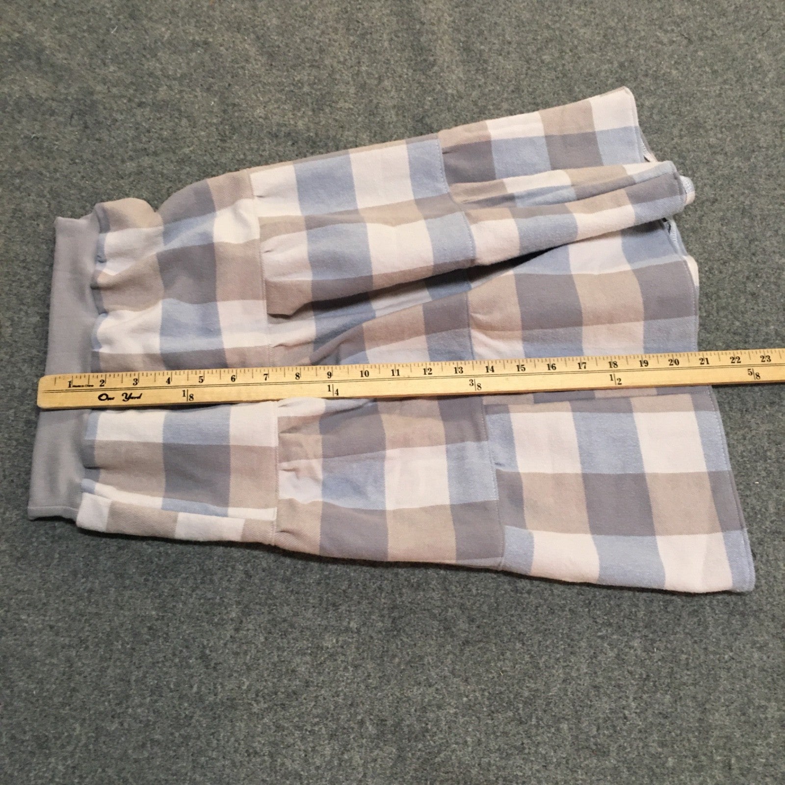 Maxi Flannel Checkered Skirt (5)