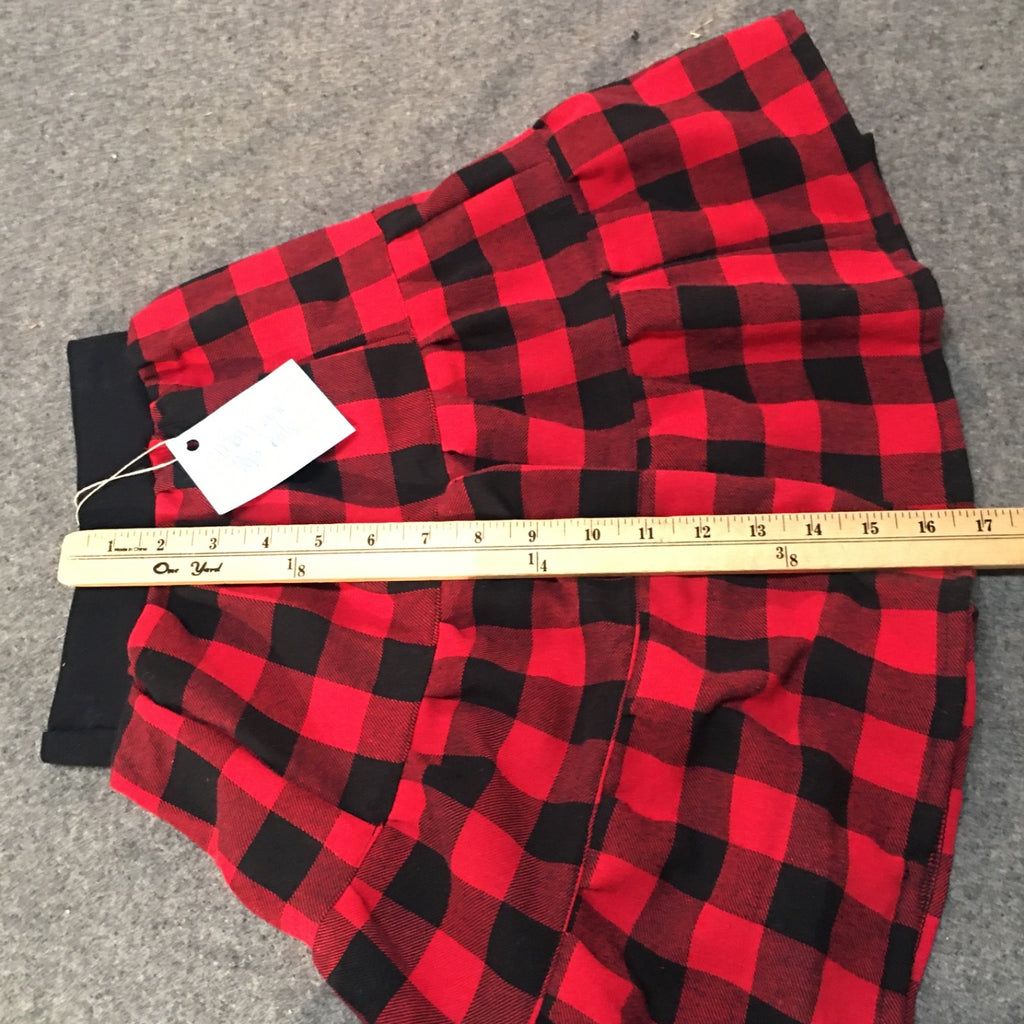 Midi Flannel Plaid Skirt (2)
