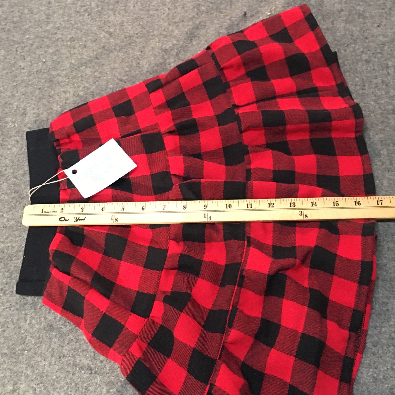 Midi Flannel Plaid Skirt (2)