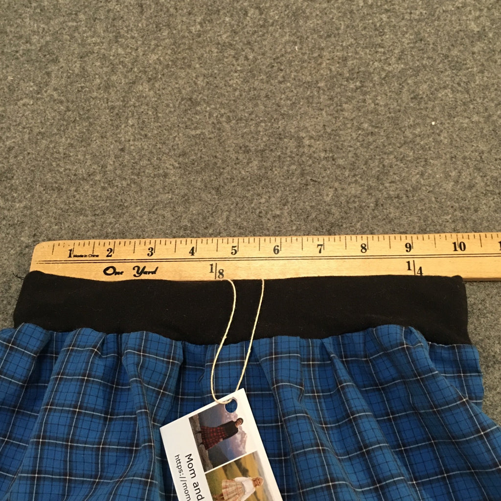 Midi Cotton Plaid Skirt (5-6)