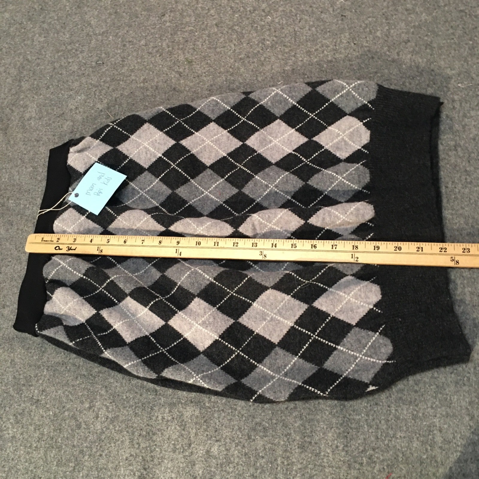 Midi Wool Argyle Skirt (8)