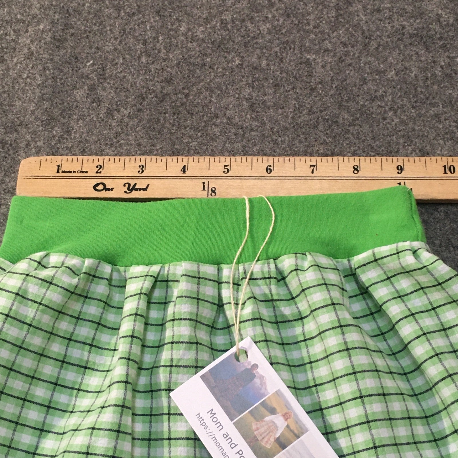 Maxi Cotton Plaid Skirt (2-3)