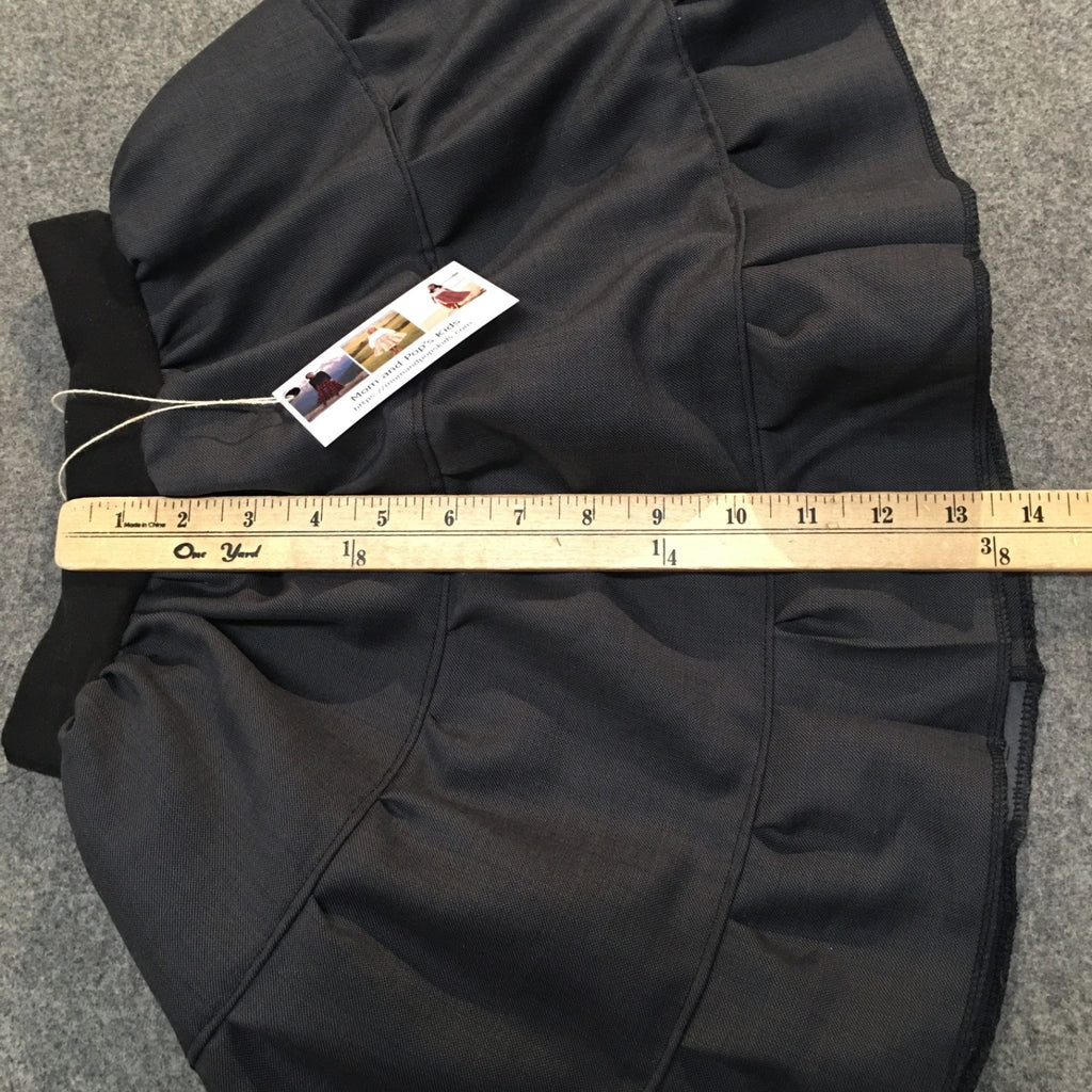 Midi Wool Gray Skirt (2-3)