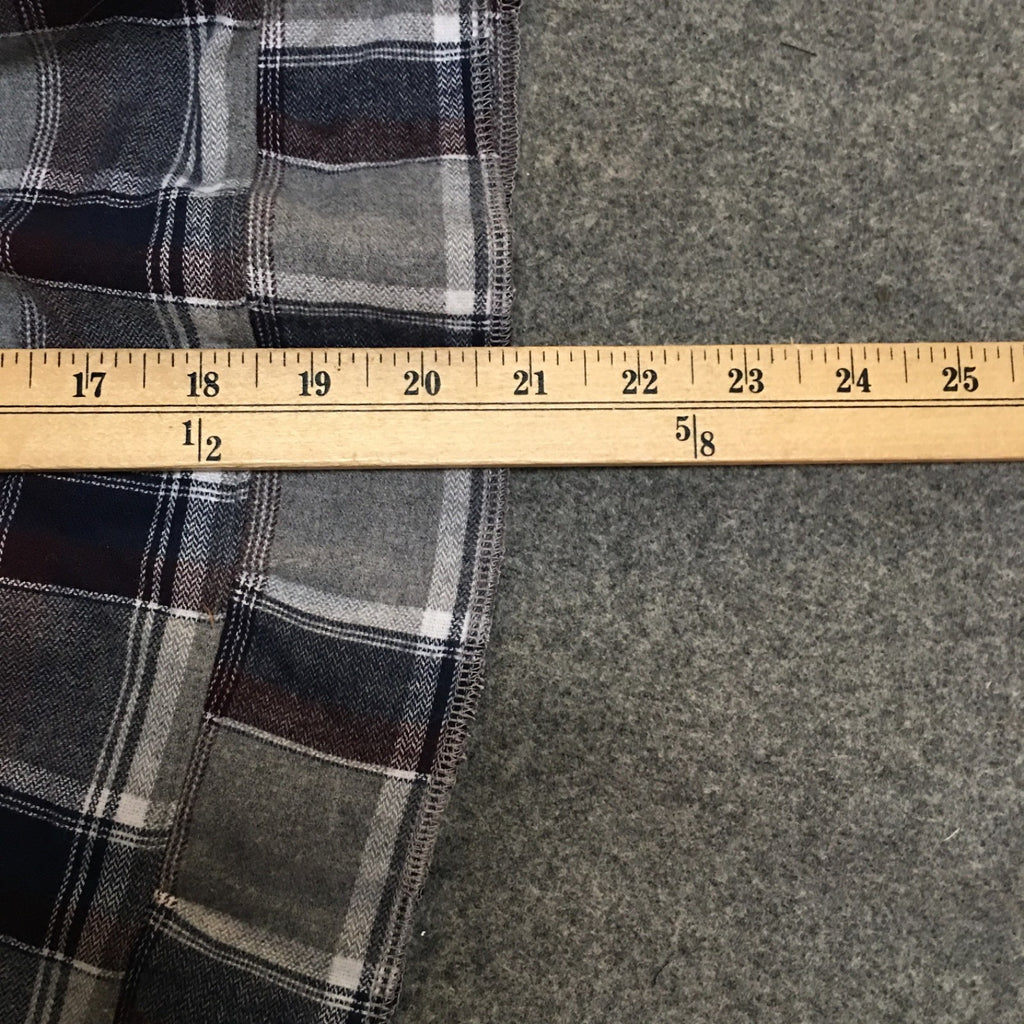 Maxi Flannel Plaid Skirt (5)