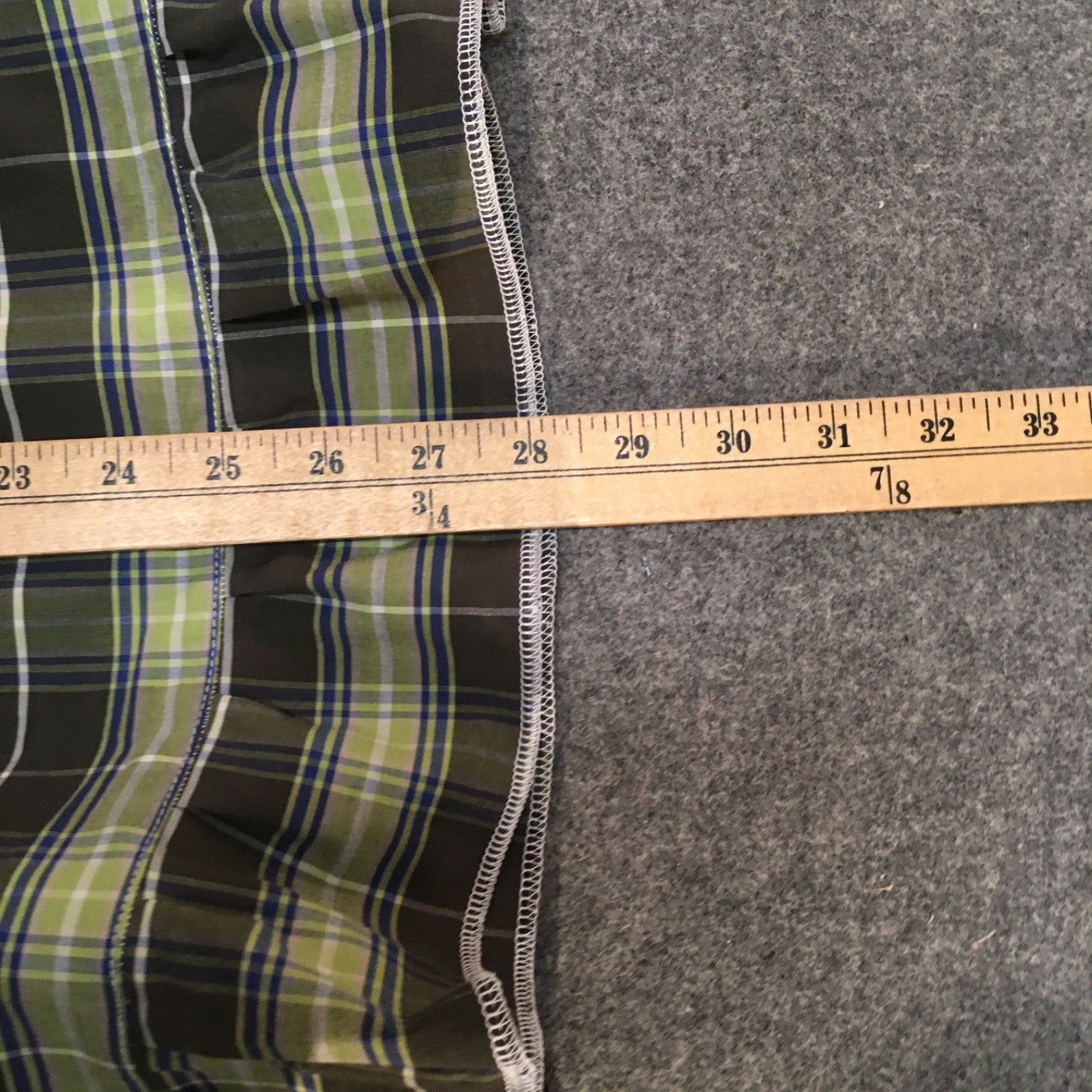 Maxi Cotton Plaid Skirt (10-12)