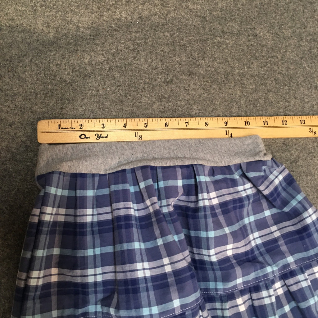 Maxi Cotton Plaid Skirt (6-7)
