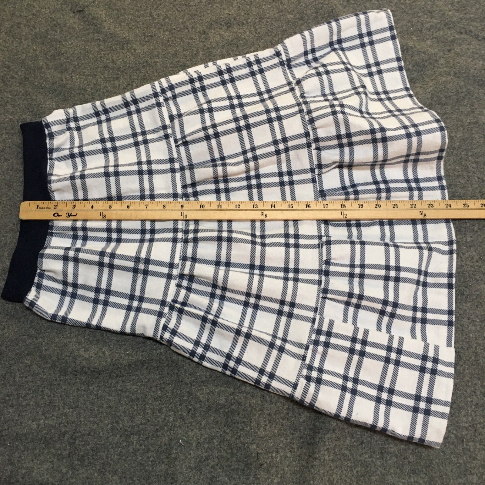Maxi Flannel Plaid Skirt (7)