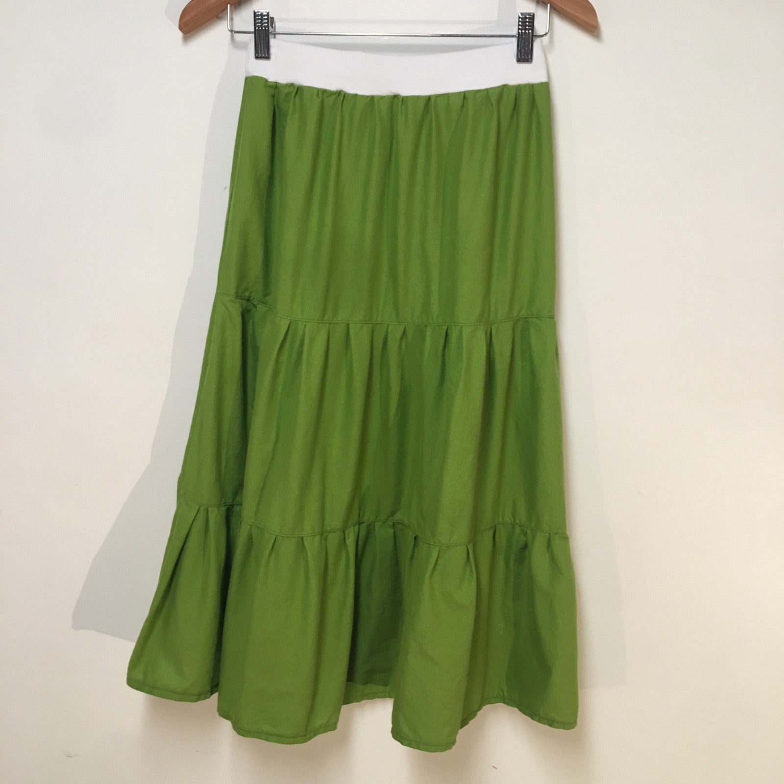 Maxi Cotton Green Skirt (14-16)