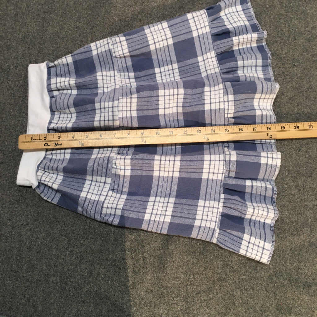 Midi Flannel Plaid Skirt (2-3)