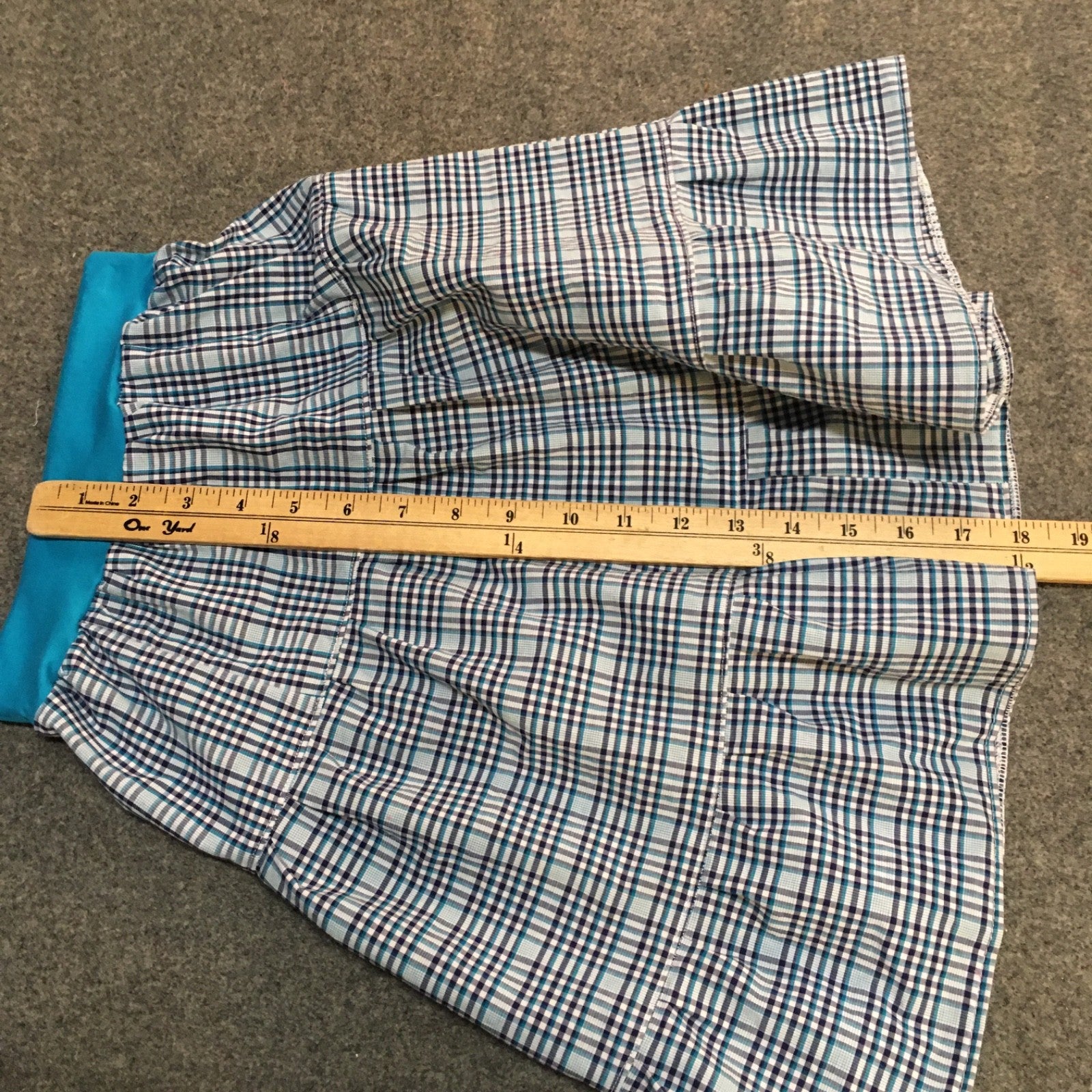 Midi Cotton Plaid Skirt (4)
