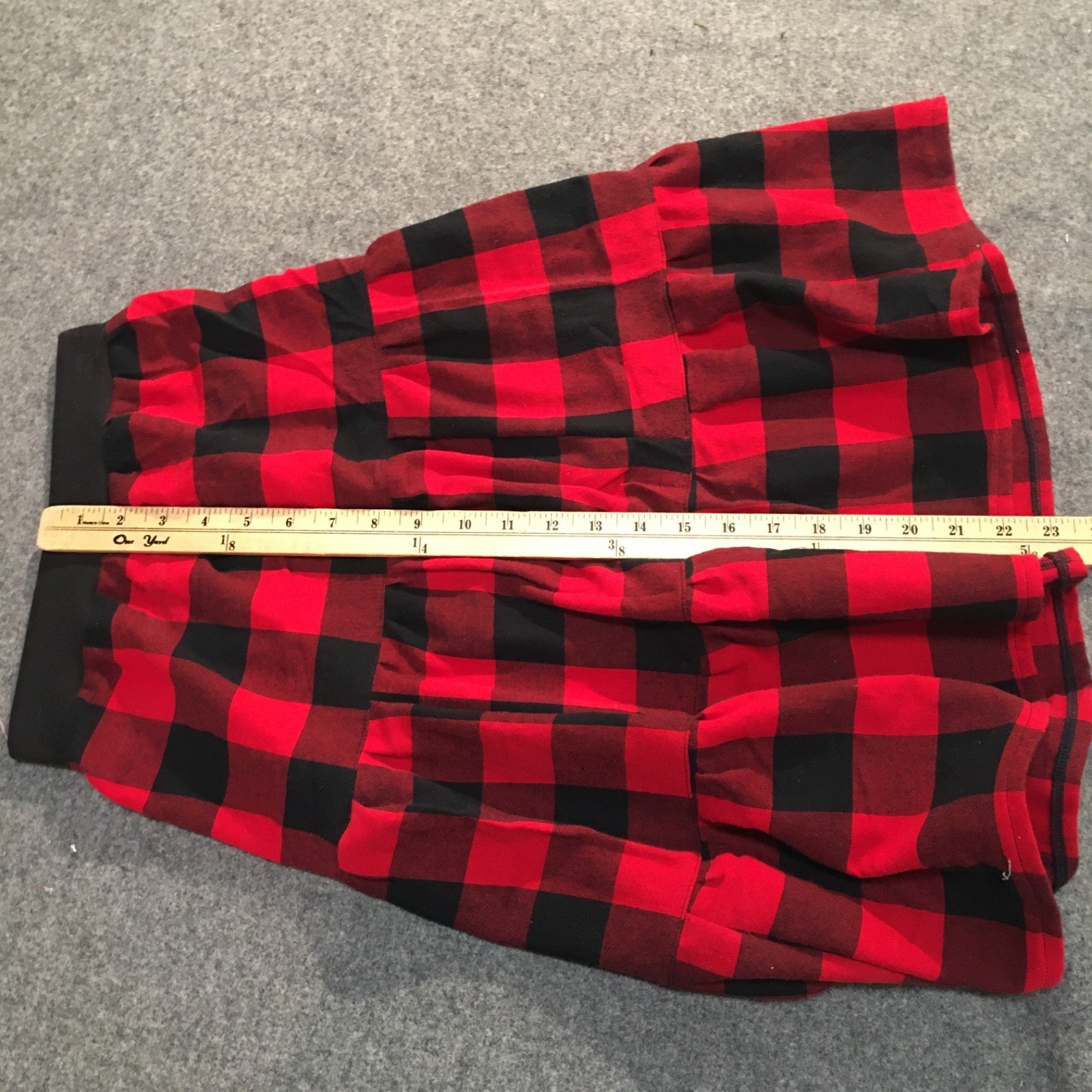 Maxi Flannel Plaid Skirt (5-6)