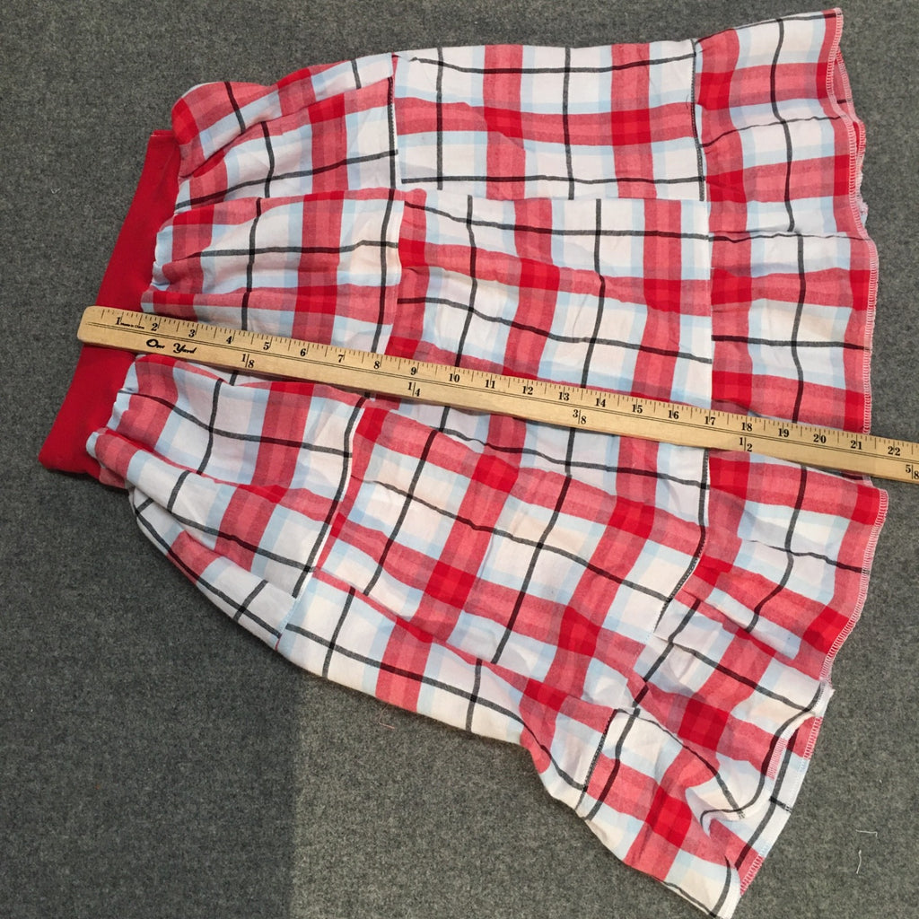 Maxi Flannel Plaid Skirt (5-6)