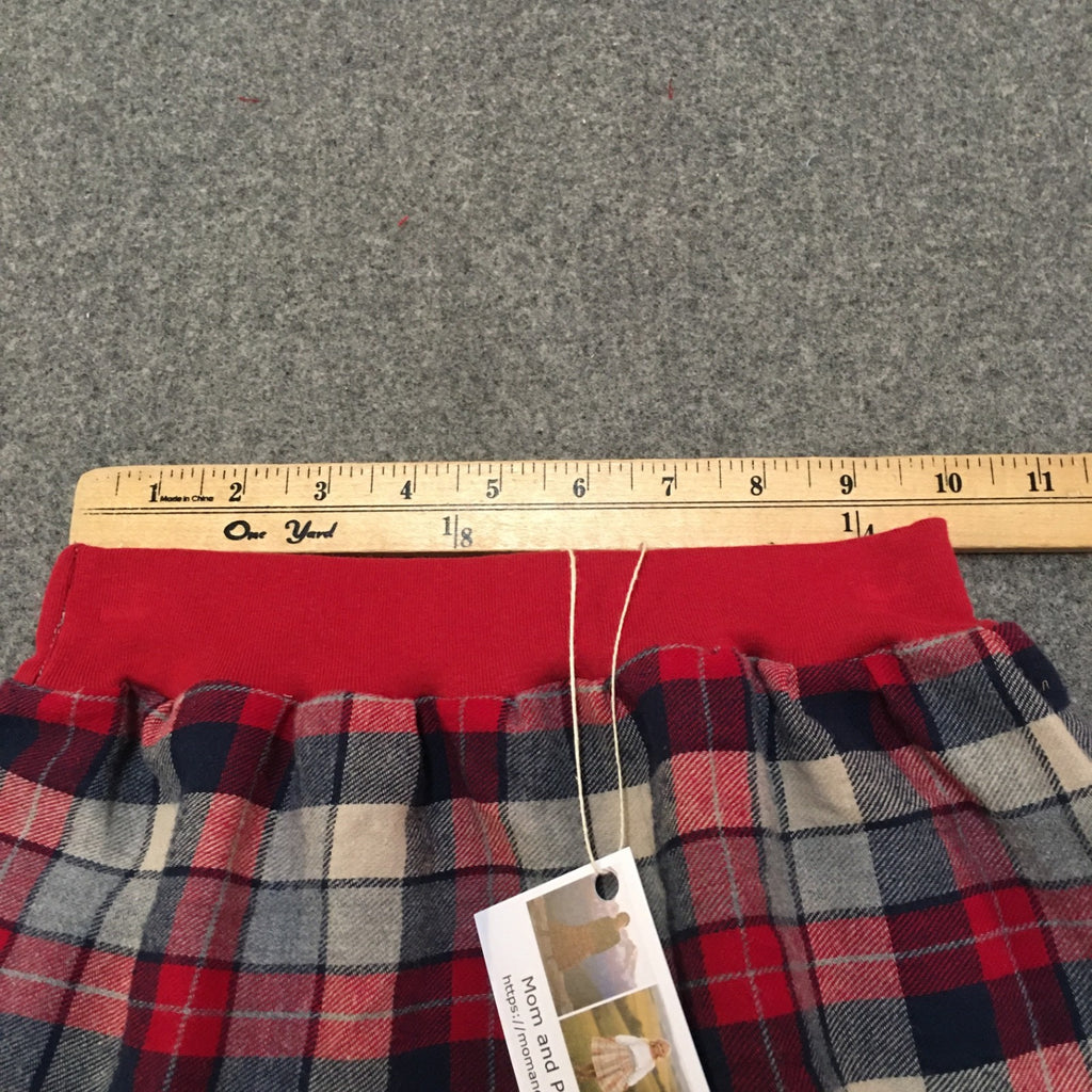 Maxi Flannel Plaid Skirt (5)