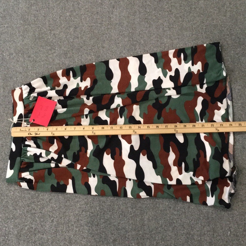 Maxi Knit Camouflage Skirt (8)