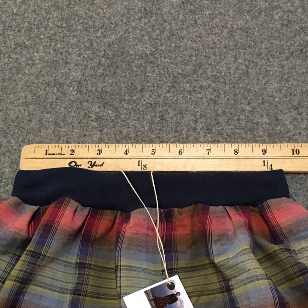 Maxi Cotton Plaid Skirt (5)
