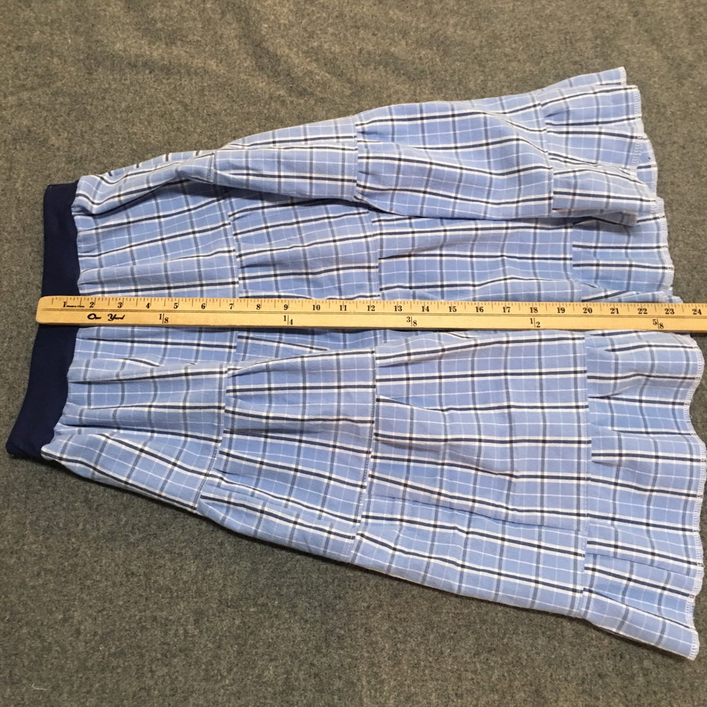 Maxi Cotton Plaid Skirt (7-8)