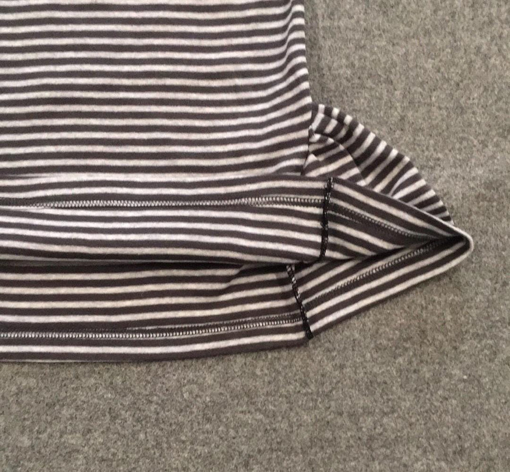 Midi Knit Striped Skirt (4)