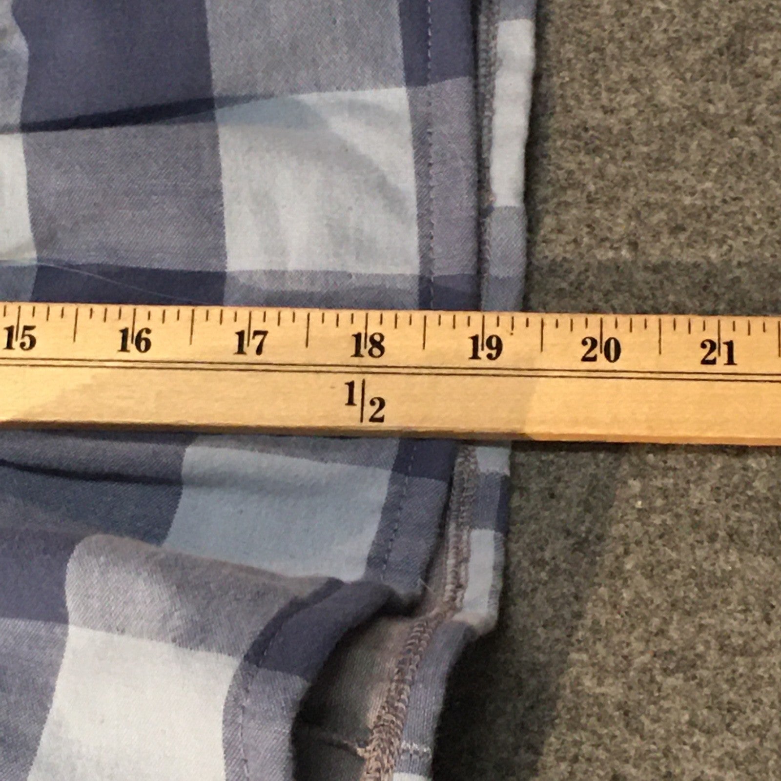 Midi Flannel Checkered Skirt (4)